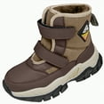 thumbnail image 1 of UngA Boys Snowboots Waterproof Antiskid Ankle Boots Hiking Outdoor Shoes Booties Kids Winter Boots Boys (Little Kid/Big Kid),Size 13.5, 1 of 9