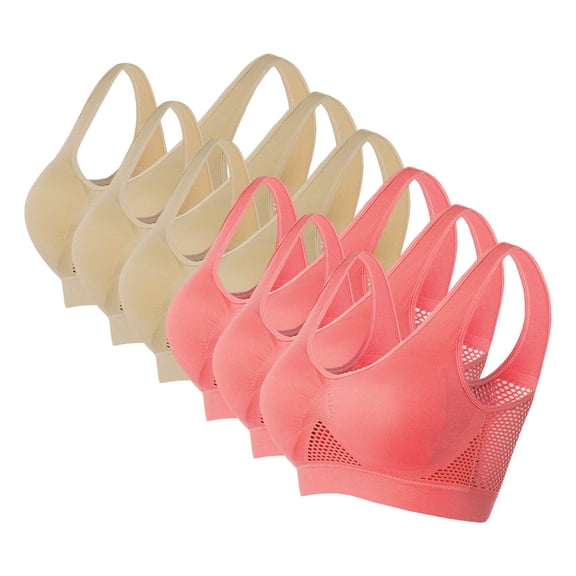 UngA Bra for Women - Plus Size Bra with Underwire Full Coverage Comfort Bras for Women Brick Red,L