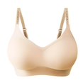 thumbnail image 1 of UngA Bra for Women - Plus Size Bra with Underwire Full Coverage Women Bralette Beige,L, 1 of 4