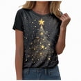 thumbnail image 1 of UngA Christmas Tshirts Women Raglan Sleeve Graphic Xmas Festival Shirts Cute Holiday Trendy Tops Casual Tee Gift Women Christmas Shirt (Grey,L), 1 of 5