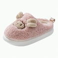 thumbnail image 1 of UngA Classroom Slippers for Kids Toddler Baby Girls Shoes House Slippers Bedroom Home Slippers Cartoon Cotton Slippers Winter Indoor Outdoor Slippers for Boys Girls Pink,11.5, 1 of 7