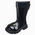 thumbnail image 1 of UngA Girls Knee High Boots Zipper Winter Boots Tall Little Girl Boots (Toddler/Little Kid/Big Kid),Size 12.5, 1 of 7