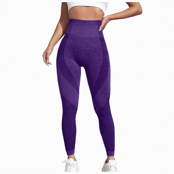 UngA High Waisted Leggings for Women Full Length Soft Tummy Control High Waisted Yoga Pants for Athletic Workout Women Leggings Red,M