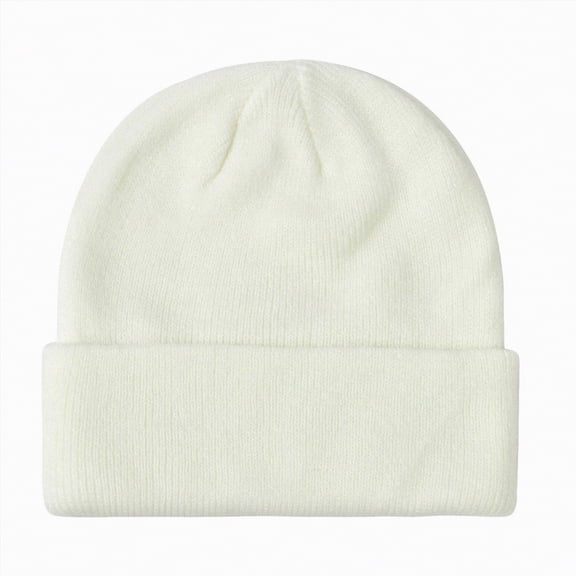 UngA Kids Beanie Boys Girls Beanies Children Winter Hats Children Knit Warm CapsToddler Baby Soft Beanie Cap (White,4-6 Years)