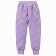 thumbnail image 1 of UngA Kids Boys Girls Snow Pant with Lined Fleece Waterproof Puffer Pants Warm Trousers Winter Pants for Boys Girls (Purple,8-9 Years), 1 of 8