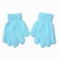 thumbnail image 1 of UngA Kids Winter Gloves Fluffy Stretchy Warm Winter Gloves for Boys & Girls (Blue,8-16 Years), 1 of 7