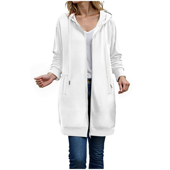 UngA Light Jackets for Women Women's Waterproof Raincoat Lightweight Rain Jacket Hooded Windbreaker with Pocket for Outdoor White,S