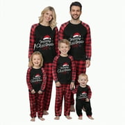 UNGA Matching Family Christmas Pajamas Christmas Pjs Holiday Home Xmas Family Sleepwear Set for Adult, Kid, Baby