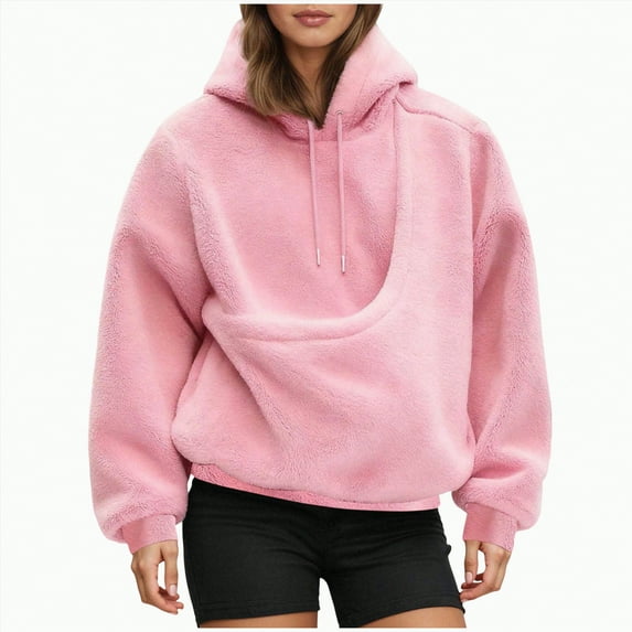 UngA Pet Carrier Hoodie Cat Dog Pouch Sweatshirt Puppy Kitten Holder Carrier Pullover Kangaroo Pocket Animal Holder Hoodies (Pink,M)