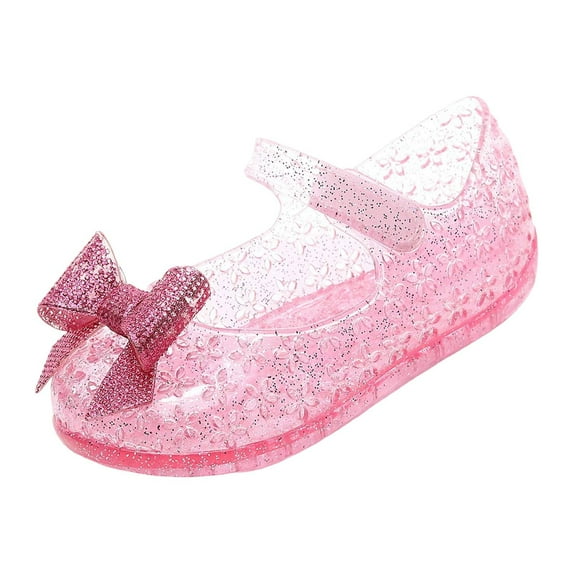 UngA Sandals for Girls Girls Sandals Open Toe Summer Flats Dress Sandals Shoes Toddler/Little Kid/Big Kid Girls Dance Shoes(Pink,Size 11)