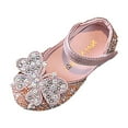thumbnail image 1 of UngA Sandals for Girls Girls Strappy Summer Sandals Open-Toe Fashion Cute Dress Sandals for Little Big Kids Princess Shoes(Pink,Size 3.5), 1 of 4