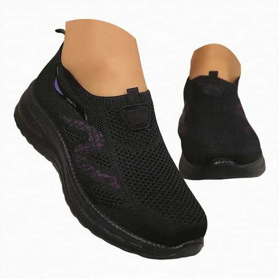 UngA Sneakers for Women Womens Tennis Running Shoes Lightweight Memory Foam Gym Sneakers Jogging and Casual Sports Shoes Purple,6.5