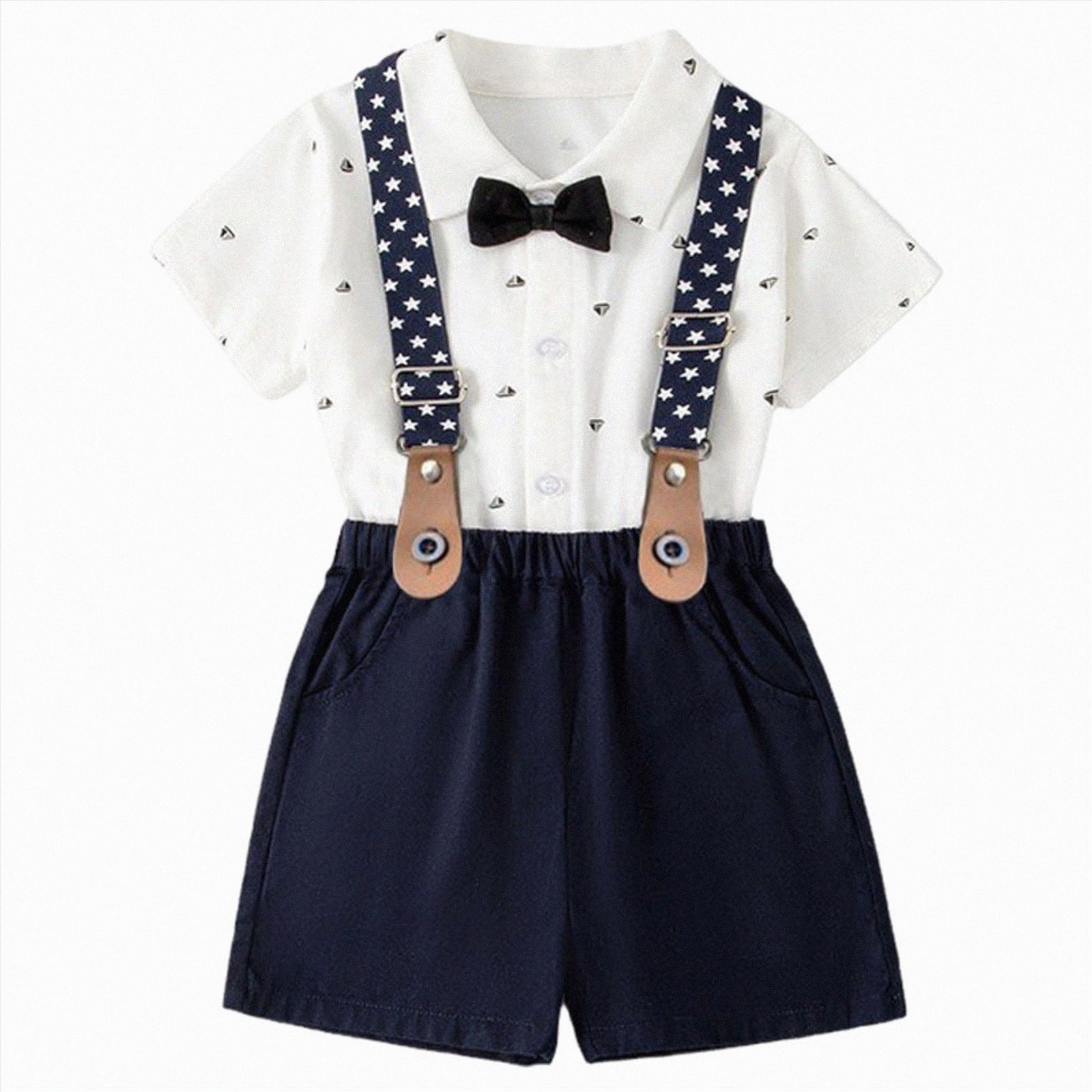 UngA Toddler Baby Boy Clothes Suit Gentleman Wedding Outfits Formal ...