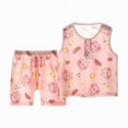 thumbnail image 1 of UngA Toddler Baby Boy Summer Clothes 3 6 12 18 24 Months 2T 3T 4T 5T Sleeveless Tank Top Shorts Set 2 Pcs Cute Toddler Baby Girl Outfits (Watermelon Red,6-12 Months), 1 of 4