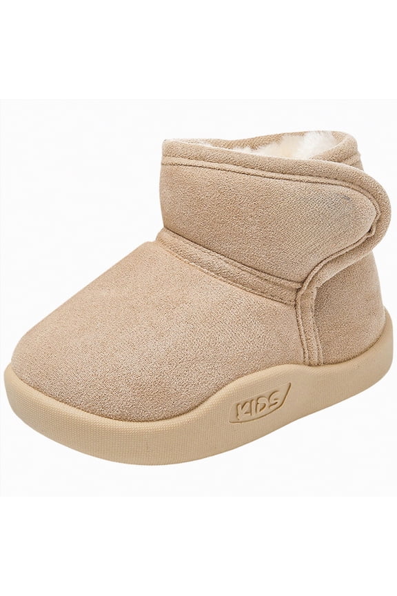 Toddler Boy Girl Winter Shoes Cold Weather Waterproof Non Slip Ankle Boots Warm Shoes Snow Boots for Toddler Boys Girls (Toddler/Little Kid),Size 7