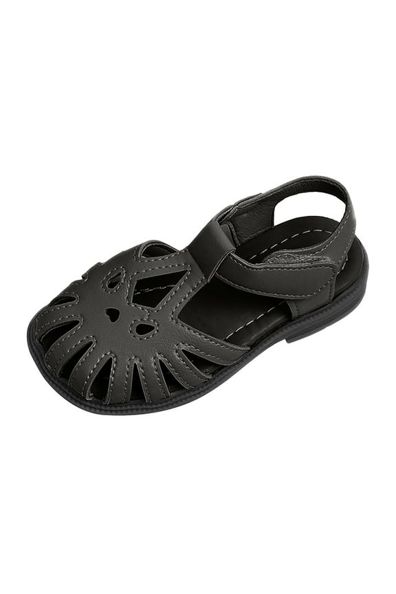 Toddler Dress Sandals Toddler Girls Sandals Little Girls Kids Summer Shoes Toddler Sandals Girls Dance Shoes(Black,Size 8.5)