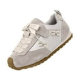 thumbnail image 1 of UngA Toddler Girl Sneakers Boys Girls Sneakers Lightweight Kids Tennis Shoes Breathable Running Shoes Comfortable Beige,13.5, 1 of 2