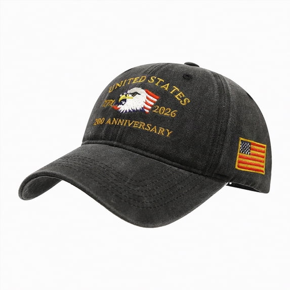 UngA USA 250th Anniversary Hat Embroidered Patriots Eagle Trucker Cap 250th Anniversary Cap for Men Women,One Size