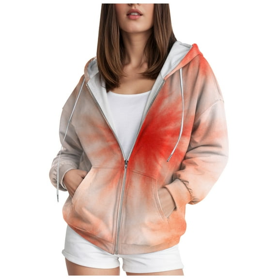 UngA Waterproof Rain Jacket Women Raincoat Women Lightweight Waterproof Rain Jackets Packable Outdoor Hooded Windbreaker Orange,L