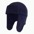 thumbnail image 1 of UngA Waterproof Toddler Winter Hat Baby Boy Winter Hat with Warm Fleece Kids Trapper Hat Girls Winter Hat Toddler Snow Hat (Navy,2-4 Years), 1 of 7
