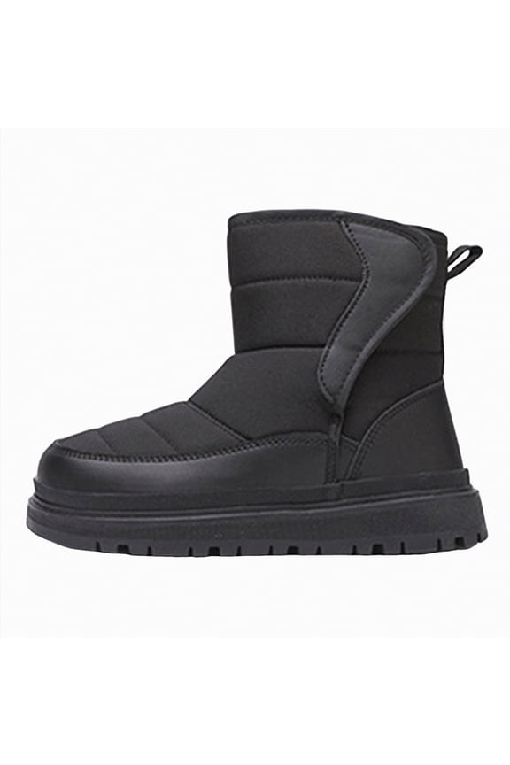 Winter Boots for Kids Warm Shoes Water-Resistant Comfy Non-Slip Ankle Boots Cold Weather Insulated Outdoor Mid Calf Walking Shoes Snow Boots Boy Girl (Little Kid/Big Kid),Size 3.5