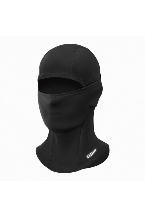 Winter Kids Balaclava Face Mask for Boy Girl Warm Windproof Fleece Face Mask for Skiing Cycling Gear (Black,6-12 Years)