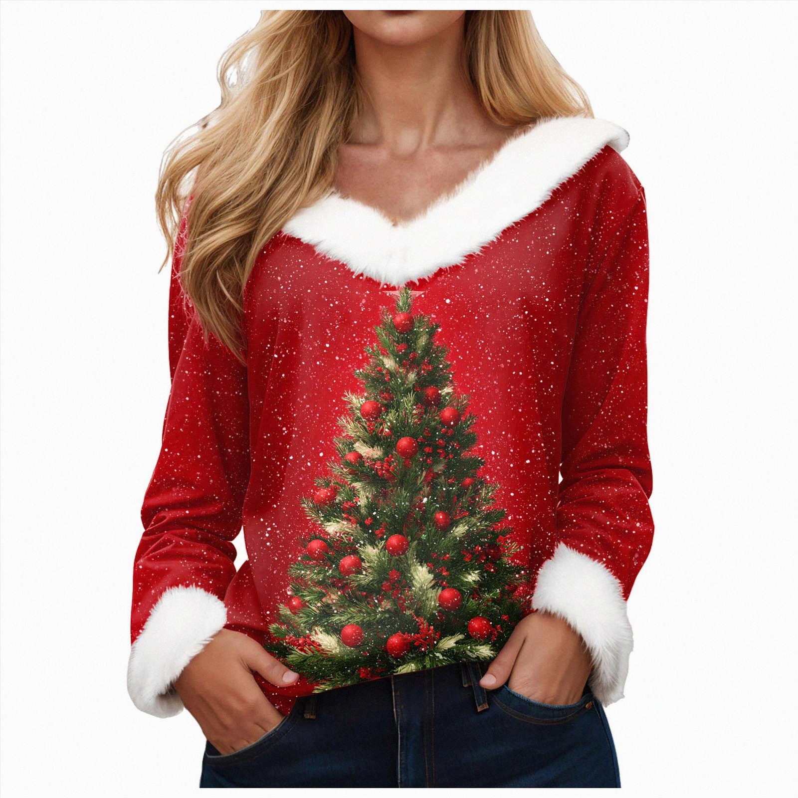 Cozy Women's Christmas Sweatshirt main image 1
