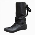 thumbnail image 1 of UngA Women Mid Calf Boots Chunky Block Heel Women’s Tall Boots Square Toe Comfortable Casual Boots Low Heel Trendy Stylish Boots for Women D,Size 9, 1 of 7