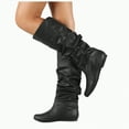 thumbnail image 1 of UngA Women'S Cowboy Boots Cowboy Boots for Women Mid Calf Fashion Cowgirl Boots Black,6, 1 of 4
