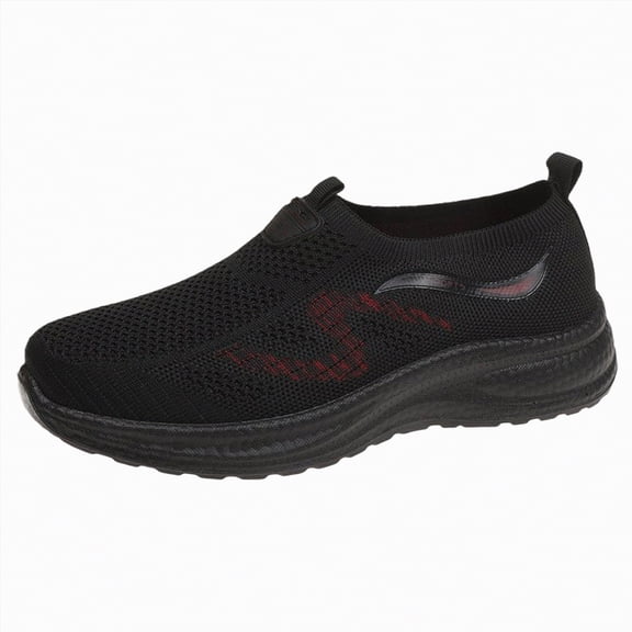 UngA Women'S Walking Shoes Women's Running Shoes Walking Tennis Athletic Fashion Sneakers Lightweight Breathable Sport Jogging Hiking Casual Shoe Red,7