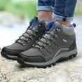 thumbnail image 1 of UngA Women's Waterproof Hiking Boots Winter Snow Boots Outdoor Trekking Camping Trail Hiking Boots (Grey,8), 1 of 7