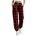 thumbnail image 1 of UngA Womens Christmas Pants High Waisted Baggy 2025 Cinch Bottom Sweatpants Gym Jogger Women's Sweatpants,Size XXXL, 1 of 6