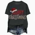 thumbnail image 1 of UngA Womens Christmas T Shirts Funny Merry and Bright T-Shirts Christmas Tree Shirts Merry Christmas Graphic Tee Tops Christmas Shirt Women Dark Gray,S, 1 of 6
