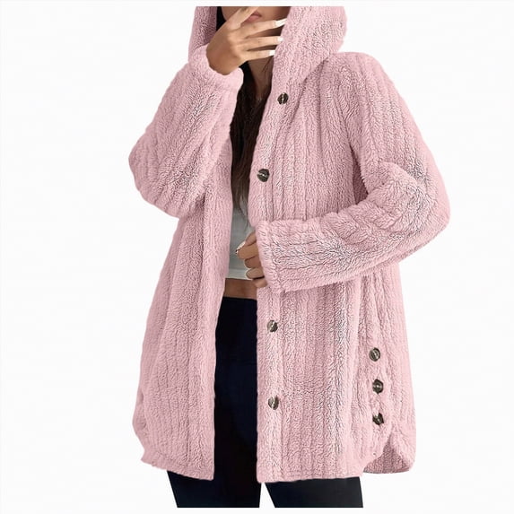 UngA Womens Oversized Hoodies Fleece Sweatshirts Fall Fashion Pullover Sweaters Winter Clothes Jacket For Women Pink,XXL