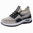 thumbnail image 1 of UngA Womens Tennis Shoes Womens Sneakers Fashion Walking Casual Lightweight Tennis Shoes Black,6.5, 1 of 4