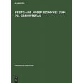 thumbnail image 1 of Ungarische Bibliothek: Festgabe Josef Szinnyei Zum 70. Geburtstag (Hardcover), 1 of 1