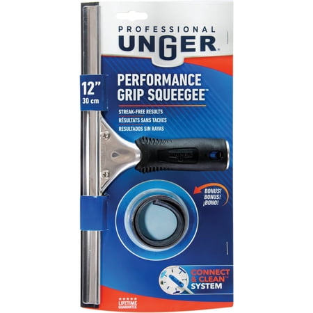 Unger 12" Pro Stainless Steel Complete Squeegee