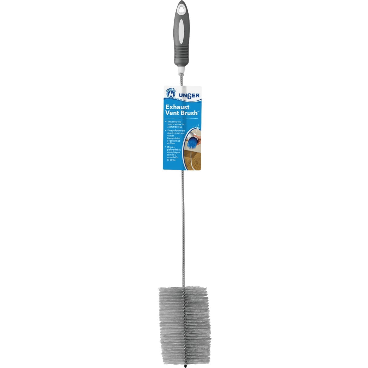 Unger Dryer Vent Cleaning Brush - 36 In Extendable Lint Remover - Single Piece