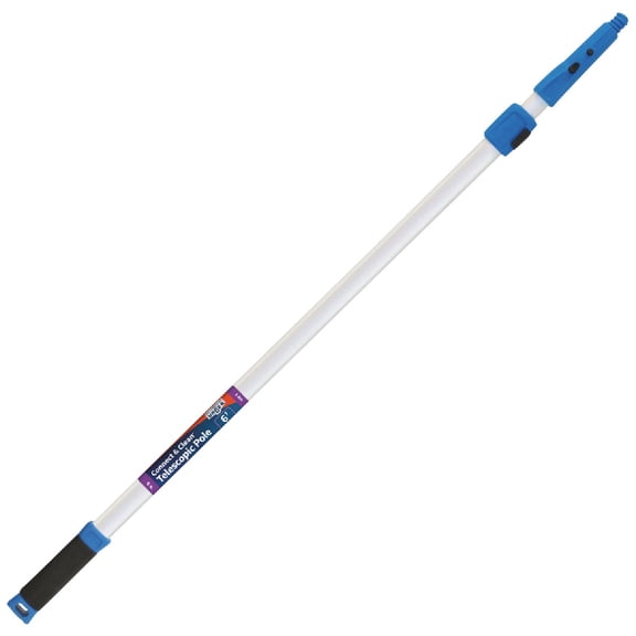 EXTENSION POLE BLU/WT 6' (Pack of 1)