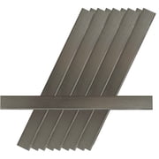 Unger 8 Inch Heavy Duty Scraper Replacement Blades 10 Pack - 8" Length X 36 Mil Thickness - Carbon Steel - 10 / Pack