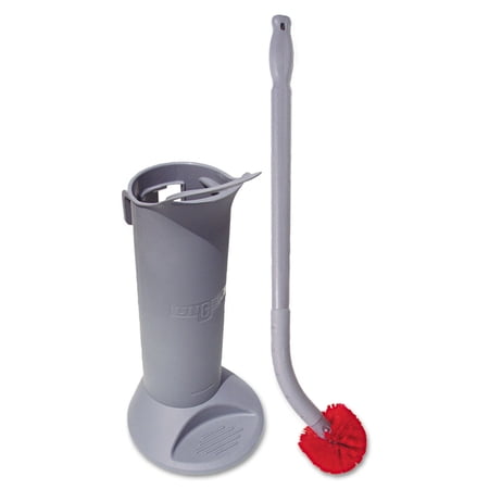 Unger Ergo Toilet Bowl Brush Complete: Wand, Brush Holder and 2 Heads