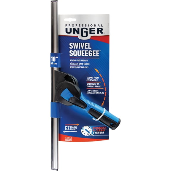 Unger Industrial Unger Connect & Clean Swivel Squeegee - Pack of 2