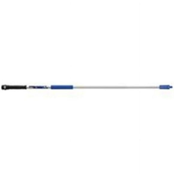 Unger LOCK-ON 976500 Water Flow Pole, 48 in L, Threaded, Aluminum, Silver