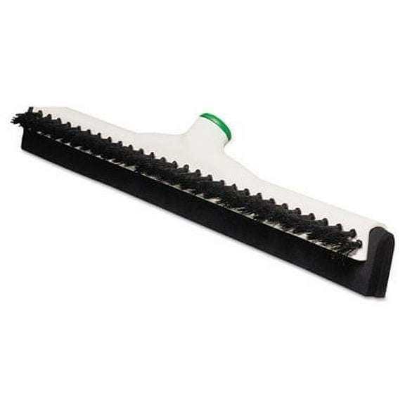 Unger UNGPB45A 18 in. Sanitary Brush with Squeegee, Black