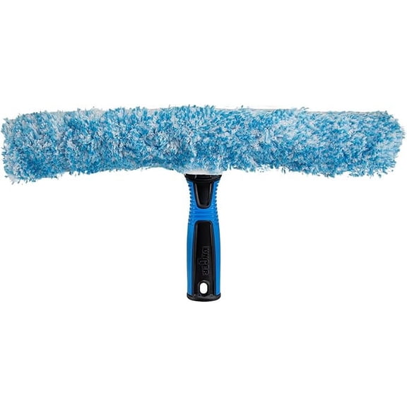 Unger Professional Window Scrubber Microfiber Squeegee - Reusable - 14 In.