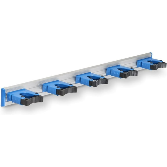 Unger Hang-Up 5-Bracket Storage Organizer Wall Mount - Adjustable Wall Rack - 1 Pack