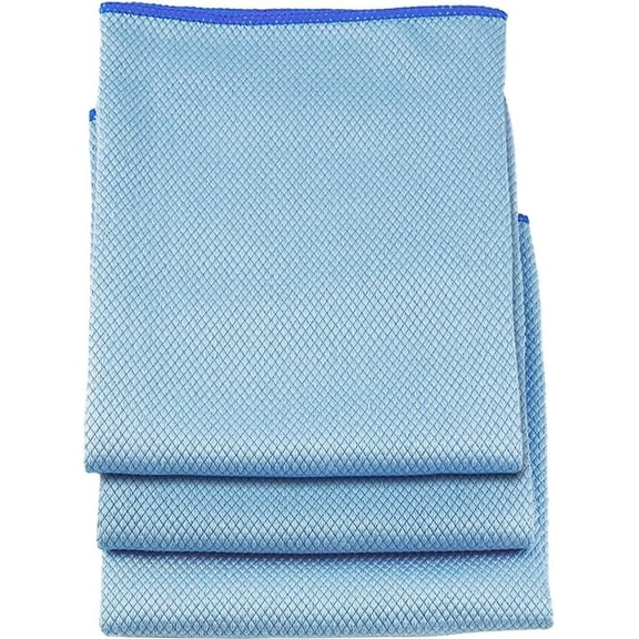 Unger Professional Large Professional-Grade Microfiber Cloth Towels, 18" x 18" 3 Pack