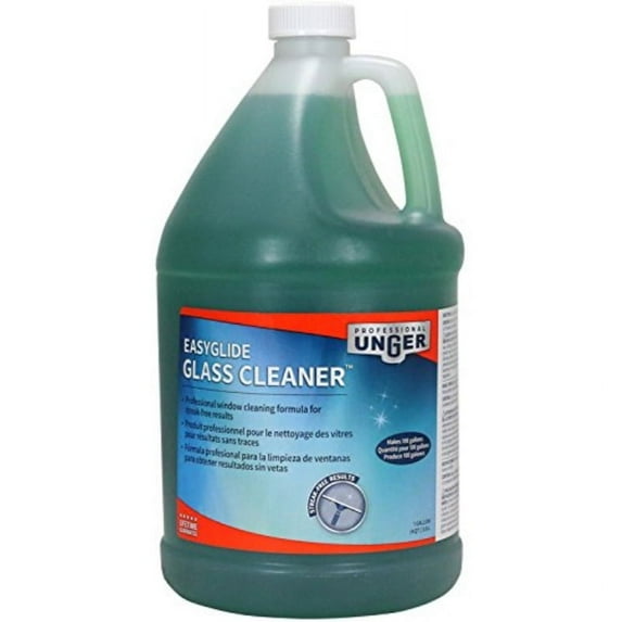 Unger Professional Streak-Free EasyGlide Glass Cleaner Concentrate (Makes 100 Gallons), 1 Gallon