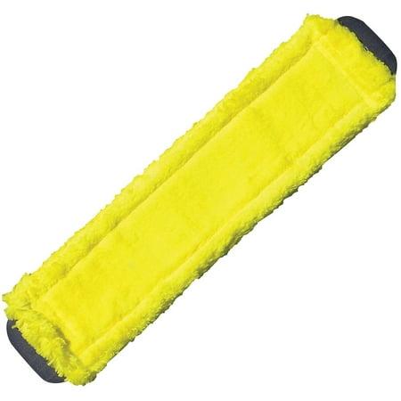 Unger - SmartColor 16" MicroMop 15.0 Standard Mop, Tailband, 5/Pack (MM40Y) - Yellow