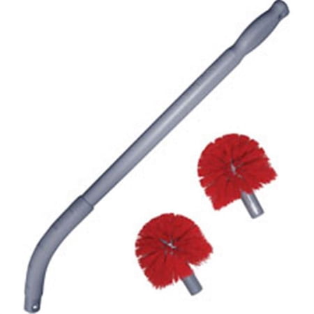 Unger Toilet Bowl Brush w/2-Heads Red BBCOR